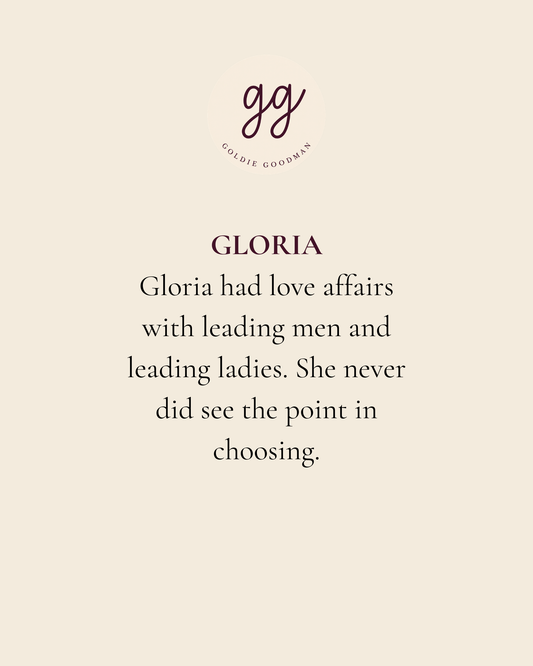 Gloria | Original Botanical Art in Vintage Gold Frame