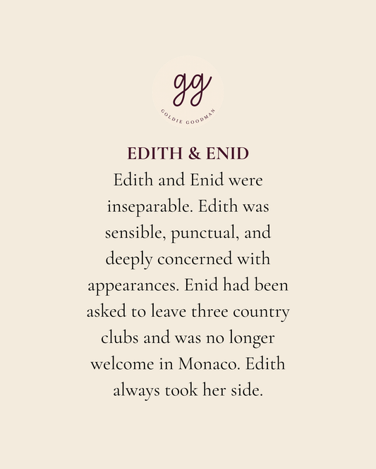 Edith & Enid | Vintage Framed Classical Urn Art